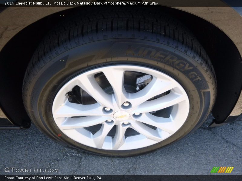 Mosaic Black Metallic / Dark Atmosphere/Medium Ash Gray 2016 Chevrolet Malibu LT