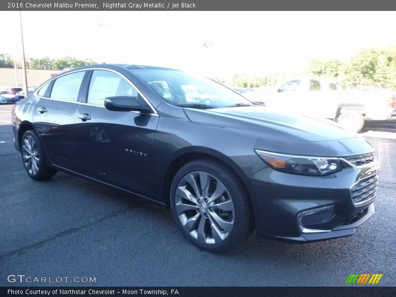 Nightfall Gray Metallic / Jet Black 2016 Chevrolet Malibu Premier