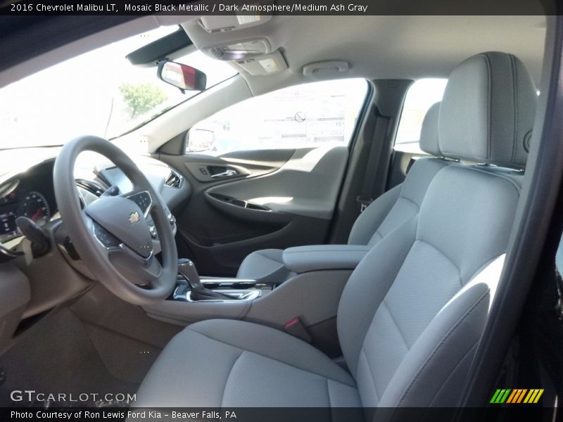 Mosaic Black Metallic / Dark Atmosphere/Medium Ash Gray 2016 Chevrolet Malibu LT