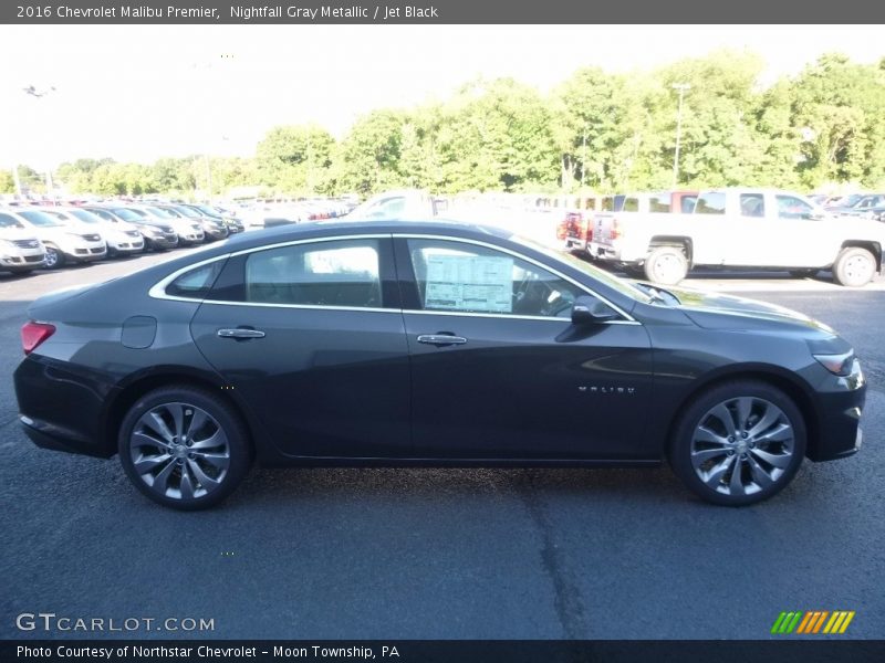 Nightfall Gray Metallic / Jet Black 2016 Chevrolet Malibu Premier