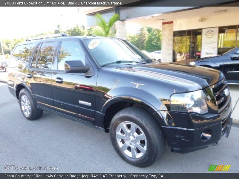 Black / Charcoal Black/Caramel 2008 Ford Expedition Limited 4x4
