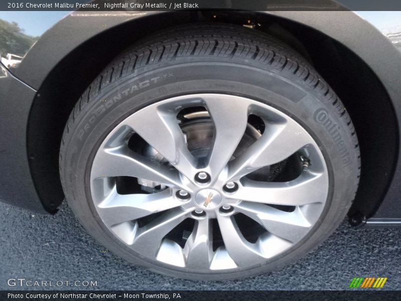 Nightfall Gray Metallic / Jet Black 2016 Chevrolet Malibu Premier