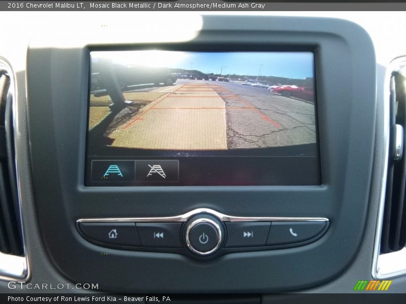 Mosaic Black Metallic / Dark Atmosphere/Medium Ash Gray 2016 Chevrolet Malibu LT