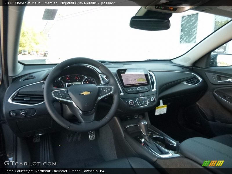 Nightfall Gray Metallic / Jet Black 2016 Chevrolet Malibu Premier