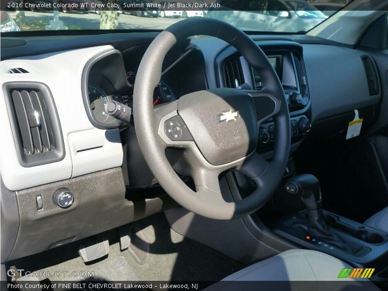 Summit White / Jet Black/Dark Ash 2016 Chevrolet Colorado WT Crew Cab
