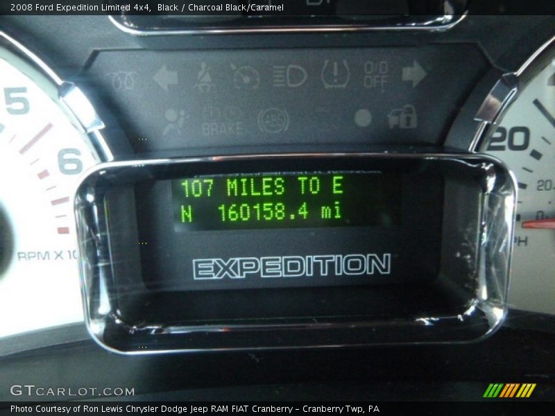 Black / Charcoal Black/Caramel 2008 Ford Expedition Limited 4x4