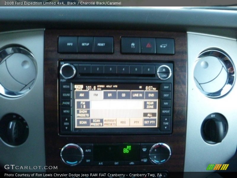 Black / Charcoal Black/Caramel 2008 Ford Expedition Limited 4x4