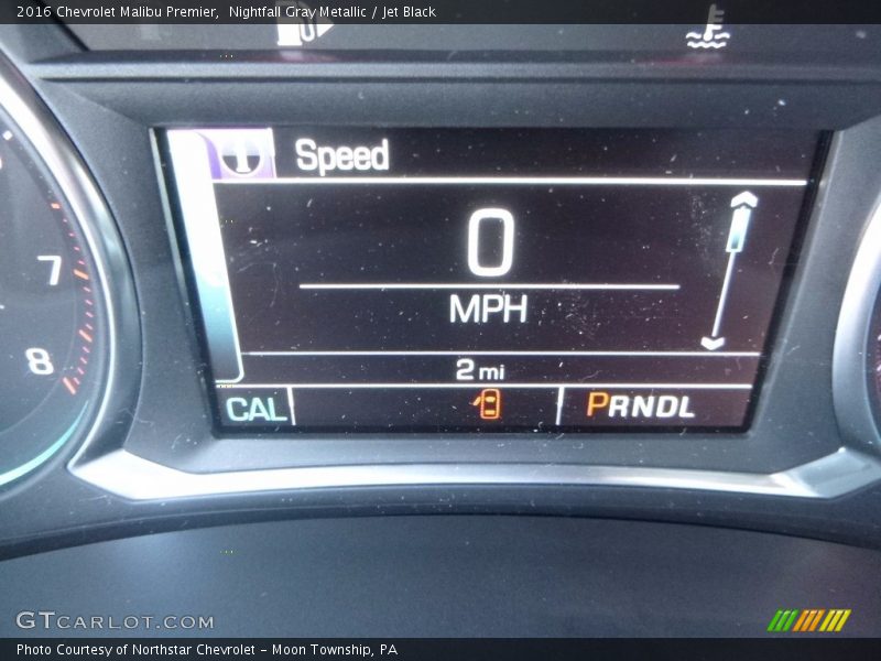Nightfall Gray Metallic / Jet Black 2016 Chevrolet Malibu Premier