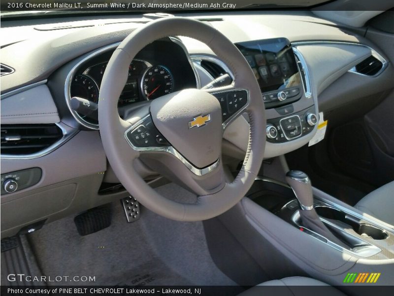 Summit White / Dark Atmosphere/Medium Ash Gray 2016 Chevrolet Malibu LT