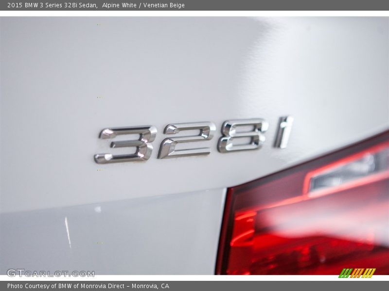 Alpine White / Venetian Beige 2015 BMW 3 Series 328i Sedan