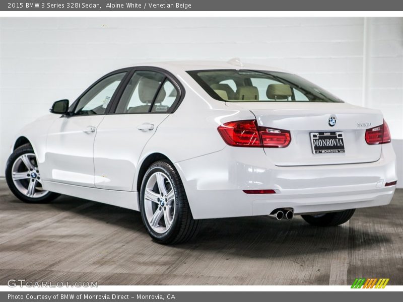 Alpine White / Venetian Beige 2015 BMW 3 Series 328i Sedan