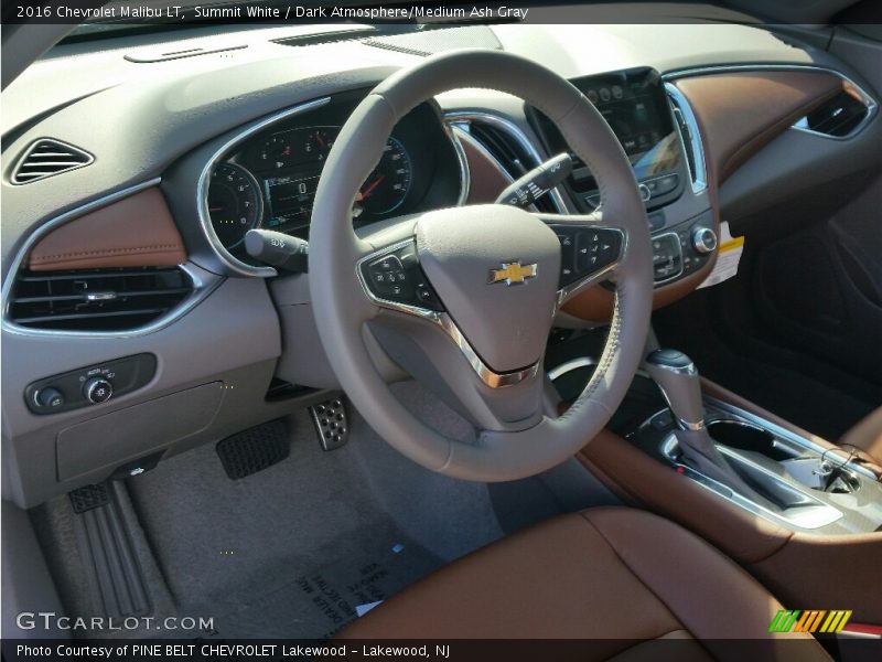 Summit White / Dark Atmosphere/Medium Ash Gray 2016 Chevrolet Malibu LT