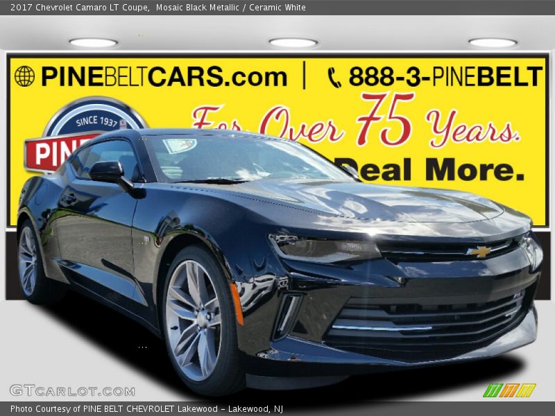 Mosaic Black Metallic / Ceramic White 2017 Chevrolet Camaro LT Coupe