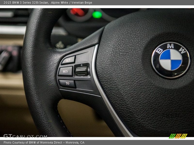 Alpine White / Venetian Beige 2015 BMW 3 Series 328i Sedan