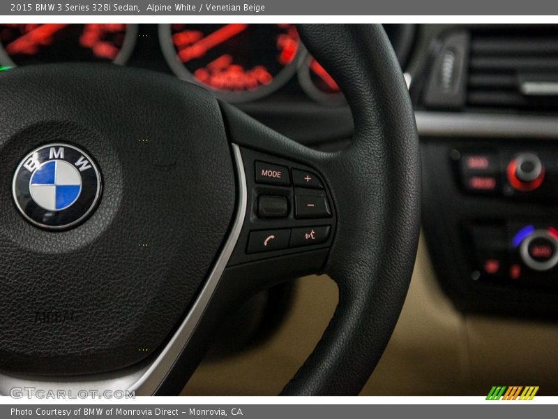 Alpine White / Venetian Beige 2015 BMW 3 Series 328i Sedan