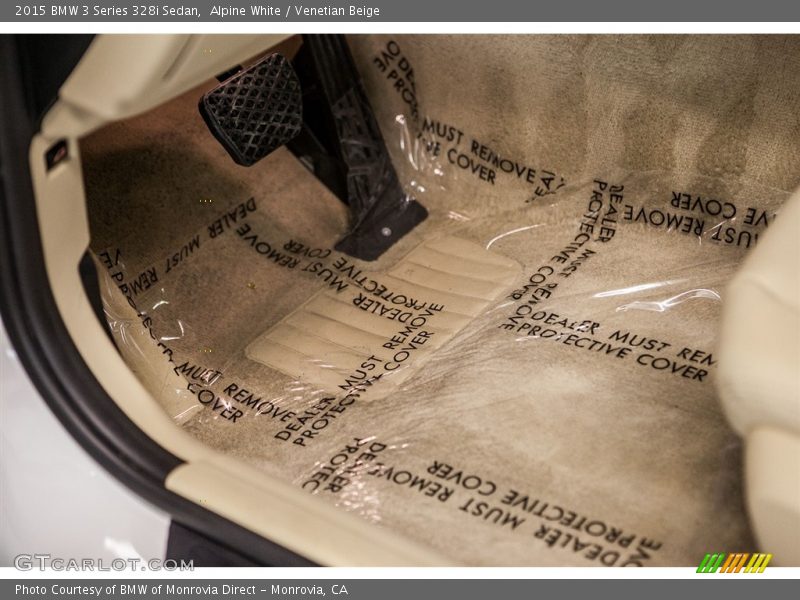 Alpine White / Venetian Beige 2015 BMW 3 Series 328i Sedan