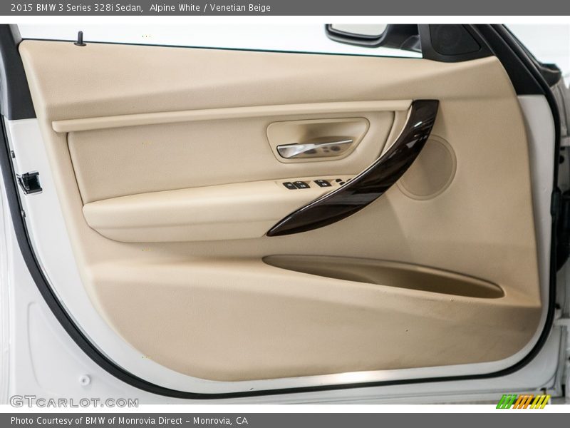 Alpine White / Venetian Beige 2015 BMW 3 Series 328i Sedan