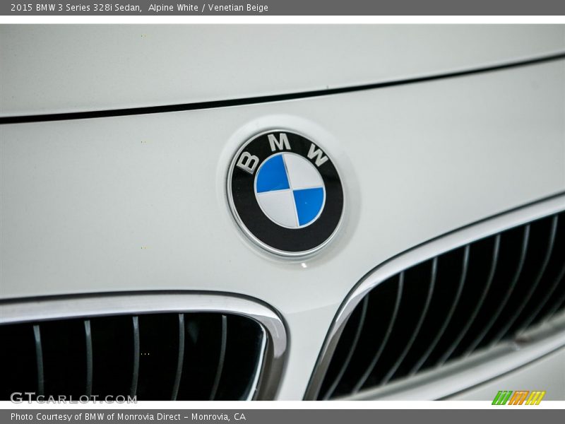 Alpine White / Venetian Beige 2015 BMW 3 Series 328i Sedan