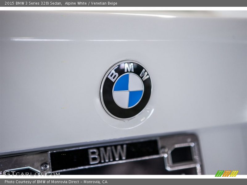 Alpine White / Venetian Beige 2015 BMW 3 Series 328i Sedan