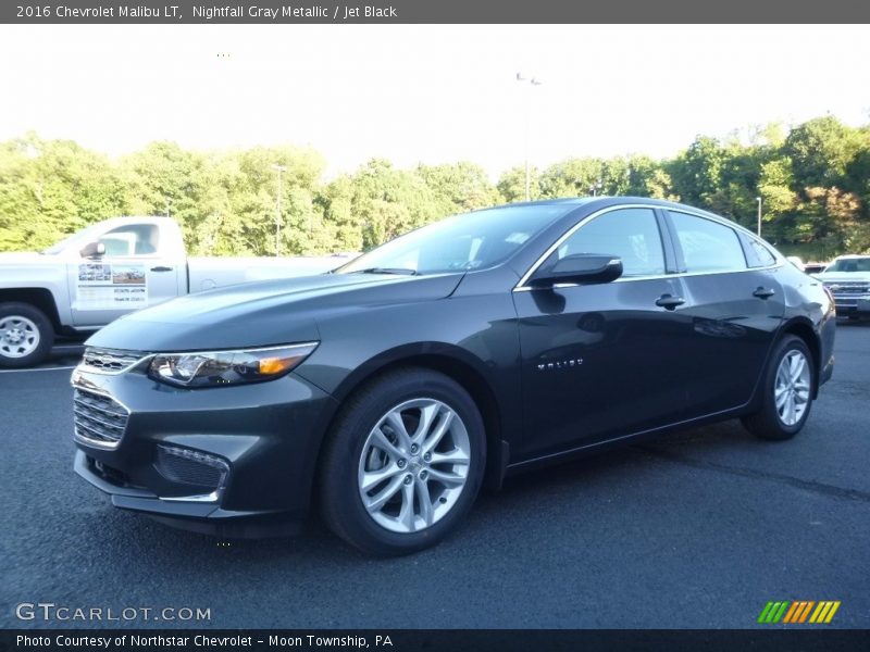 Nightfall Gray Metallic / Jet Black 2016 Chevrolet Malibu LT