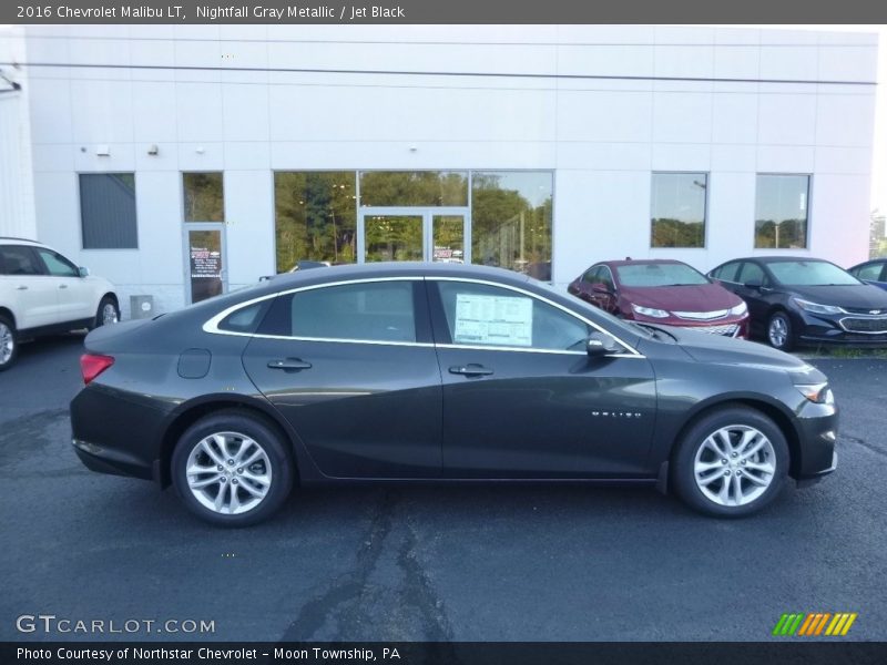 Nightfall Gray Metallic / Jet Black 2016 Chevrolet Malibu LT