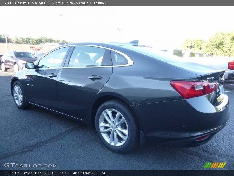 Nightfall Gray Metallic / Jet Black 2016 Chevrolet Malibu LT