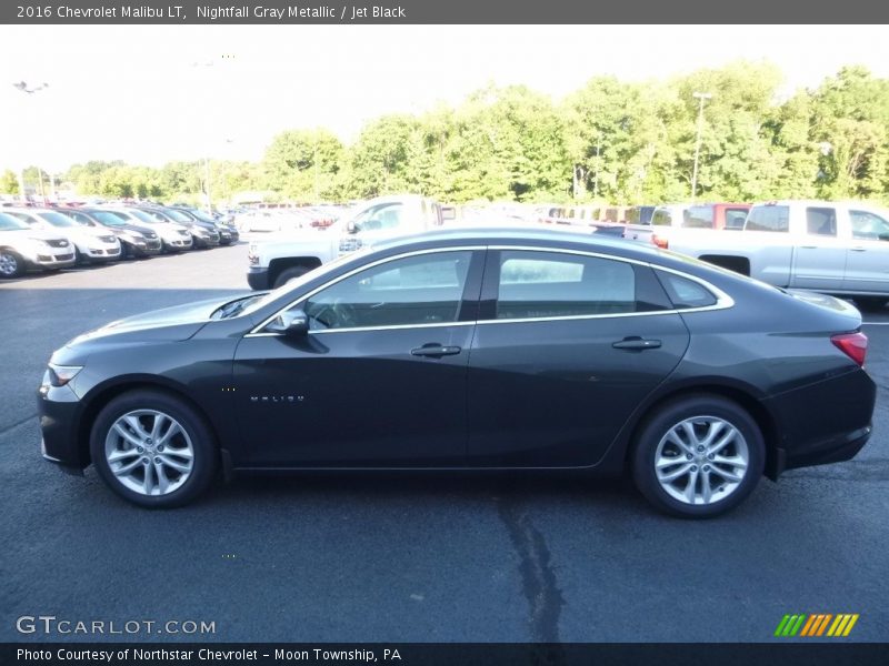 Nightfall Gray Metallic / Jet Black 2016 Chevrolet Malibu LT