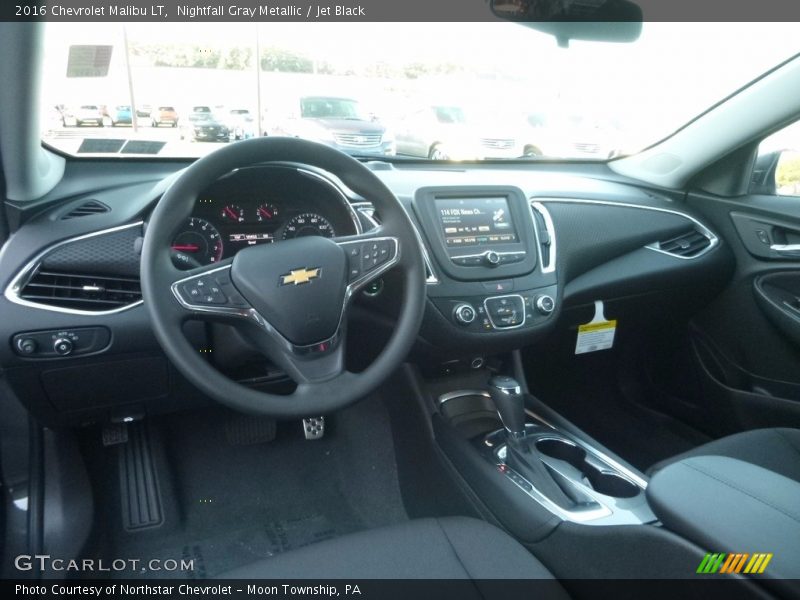 Nightfall Gray Metallic / Jet Black 2016 Chevrolet Malibu LT
