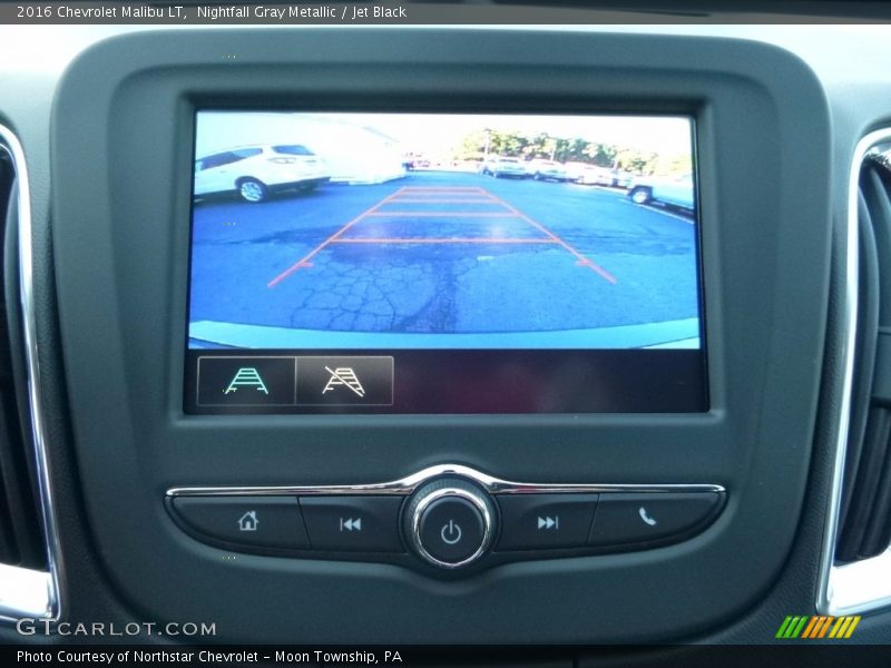 Nightfall Gray Metallic / Jet Black 2016 Chevrolet Malibu LT