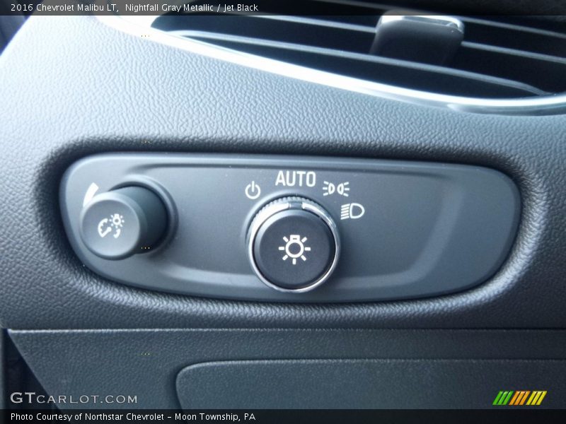 Nightfall Gray Metallic / Jet Black 2016 Chevrolet Malibu LT