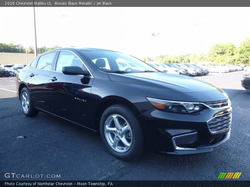 Mosaic Black Metallic / Jet Black 2016 Chevrolet Malibu LS