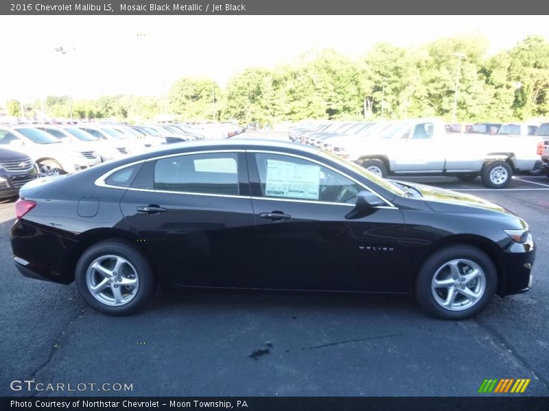 Mosaic Black Metallic / Jet Black 2016 Chevrolet Malibu LS