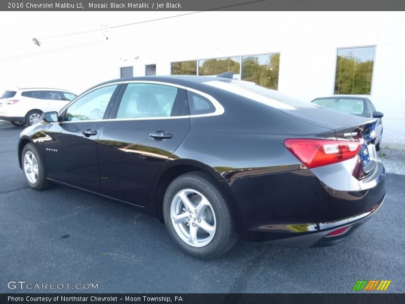 Mosaic Black Metallic / Jet Black 2016 Chevrolet Malibu LS