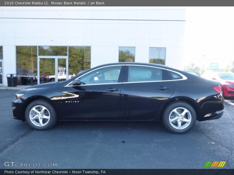 Mosaic Black Metallic / Jet Black 2016 Chevrolet Malibu LS