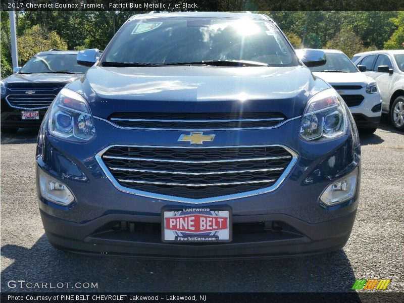 Patriot Blue Metallic / Jet Black 2017 Chevrolet Equinox Premier