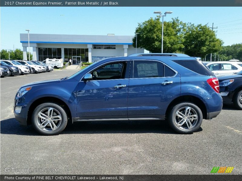 Patriot Blue Metallic / Jet Black 2017 Chevrolet Equinox Premier