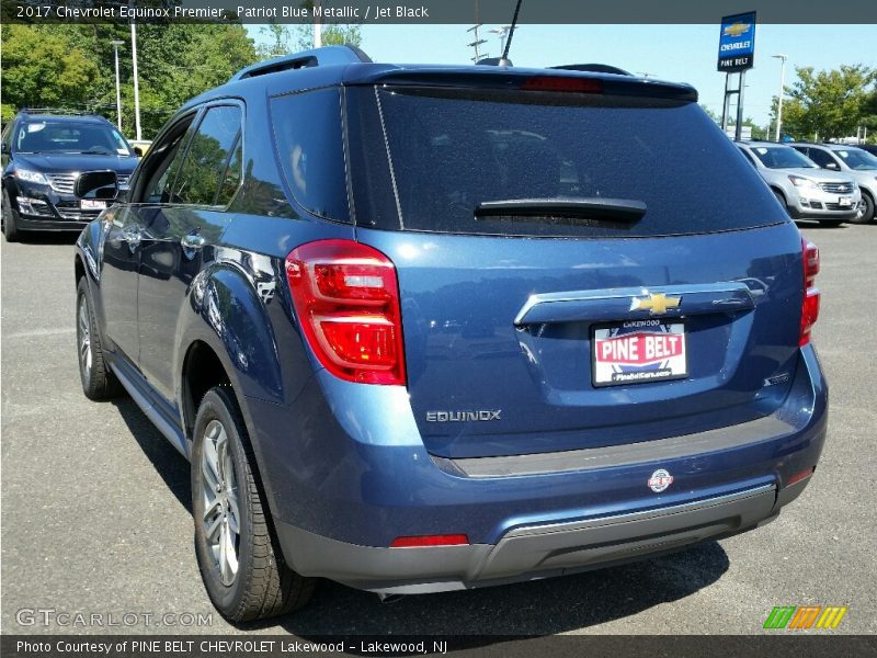 Patriot Blue Metallic / Jet Black 2017 Chevrolet Equinox Premier