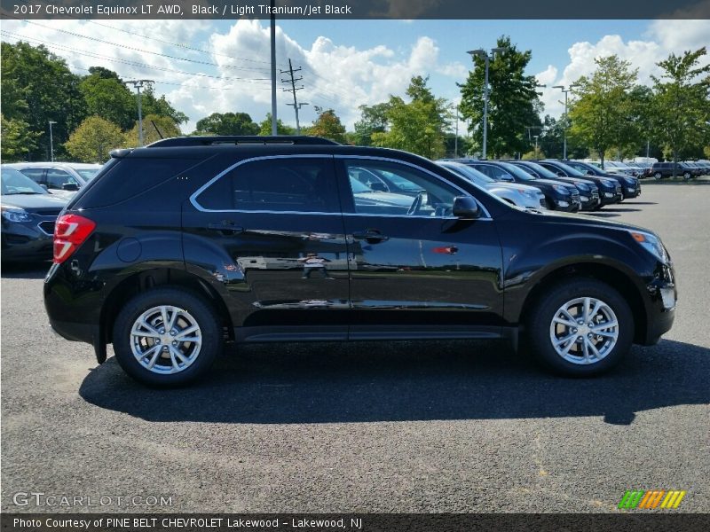 Black / Light Titanium/Jet Black 2017 Chevrolet Equinox LT AWD