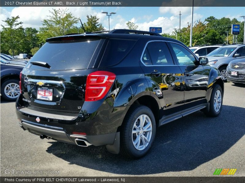 Black / Light Titanium/Jet Black 2017 Chevrolet Equinox LT AWD