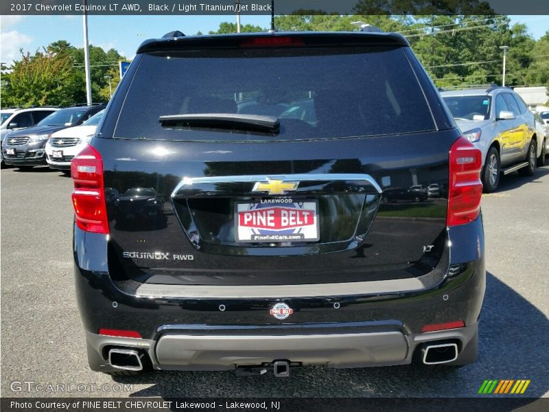 Black / Light Titanium/Jet Black 2017 Chevrolet Equinox LT AWD