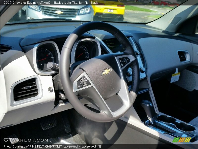 Black / Light Titanium/Jet Black 2017 Chevrolet Equinox LT AWD