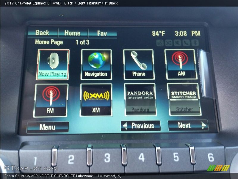 Black / Light Titanium/Jet Black 2017 Chevrolet Equinox LT AWD