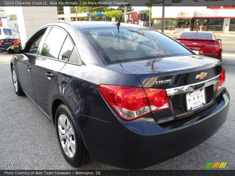 Blue Ray Metallic / Jet Black/Medium Titanium 2014 Chevrolet Cruze LS