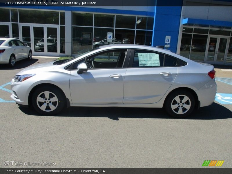 Silver Ice Metallic / Jet Black 2017 Chevrolet Cruze LS
