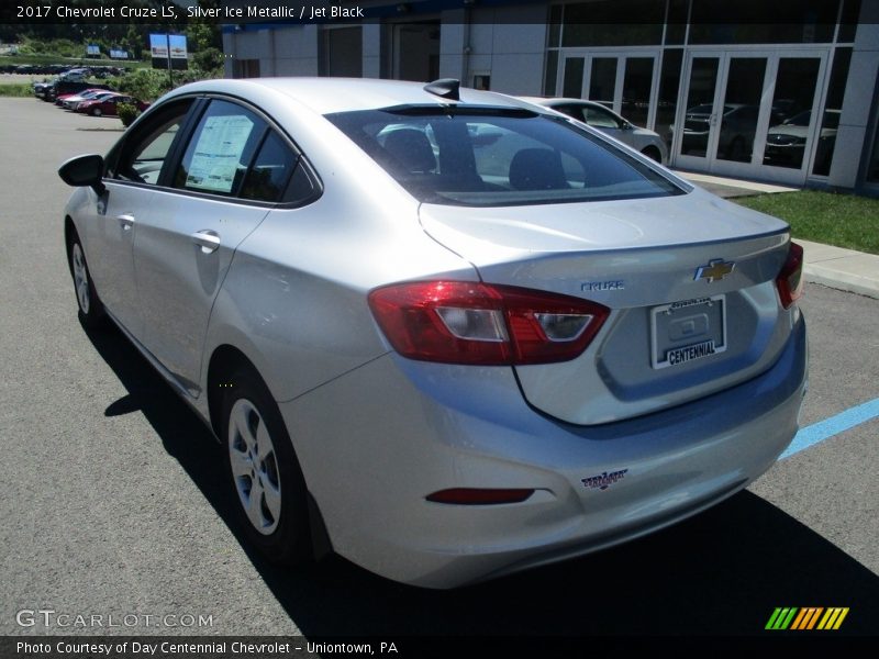 Silver Ice Metallic / Jet Black 2017 Chevrolet Cruze LS