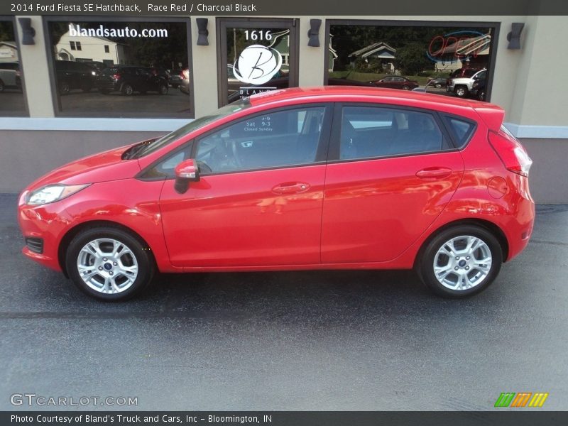 Race Red / Charcoal Black 2014 Ford Fiesta SE Hatchback