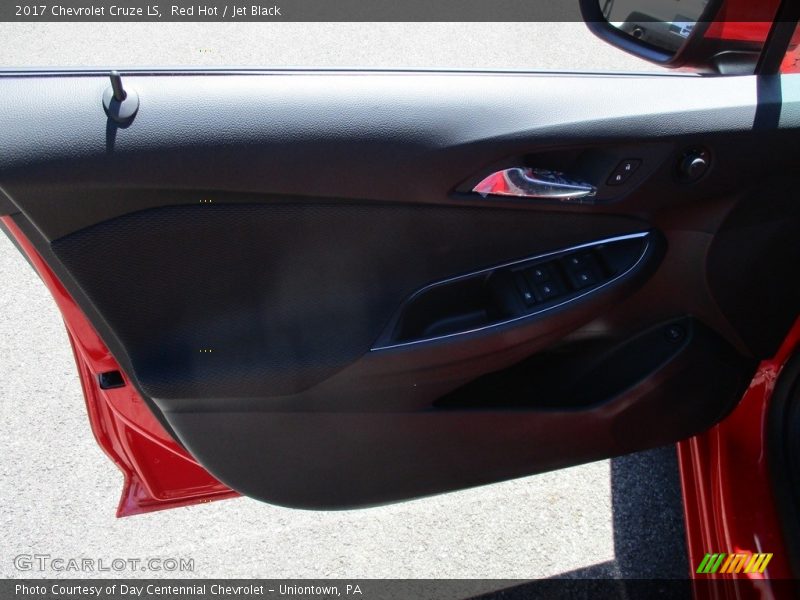 Red Hot / Jet Black 2017 Chevrolet Cruze LS