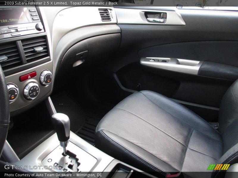 Topaz Gold Metallic / Black 2009 Subaru Forester 2.5 X Limited