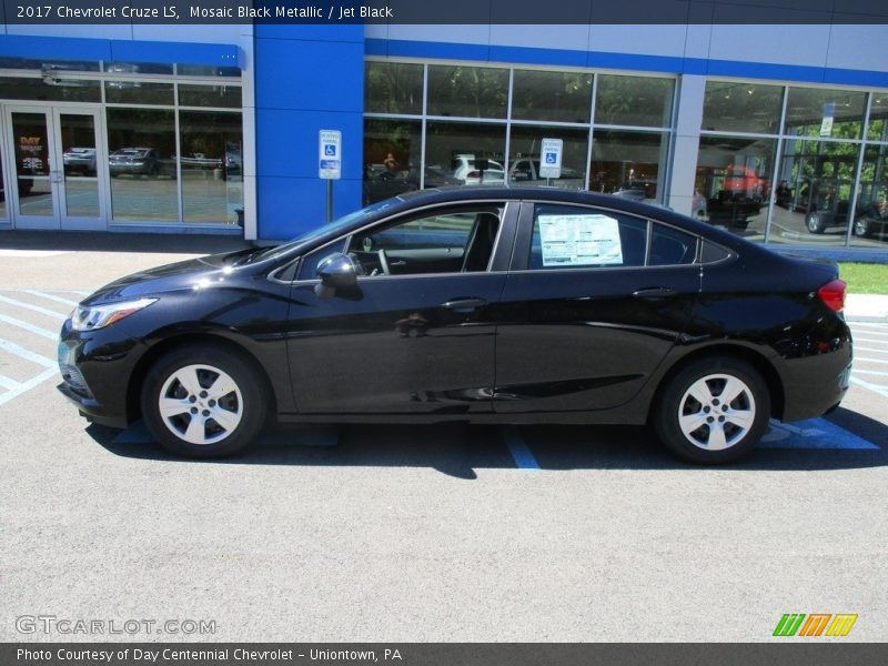 Mosaic Black Metallic / Jet Black 2017 Chevrolet Cruze LS