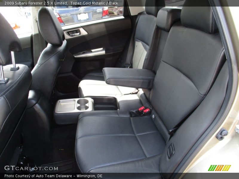 Topaz Gold Metallic / Black 2009 Subaru Forester 2.5 X Limited